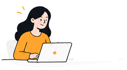 Centre owner enrolling a student on a laptop